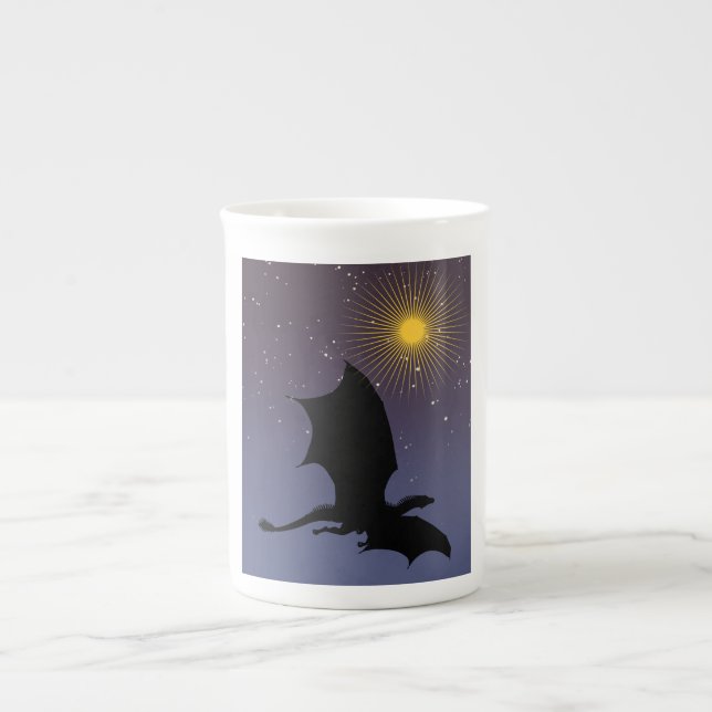 It is a Dragon, it is not your imagination Bone China Mug (Front)