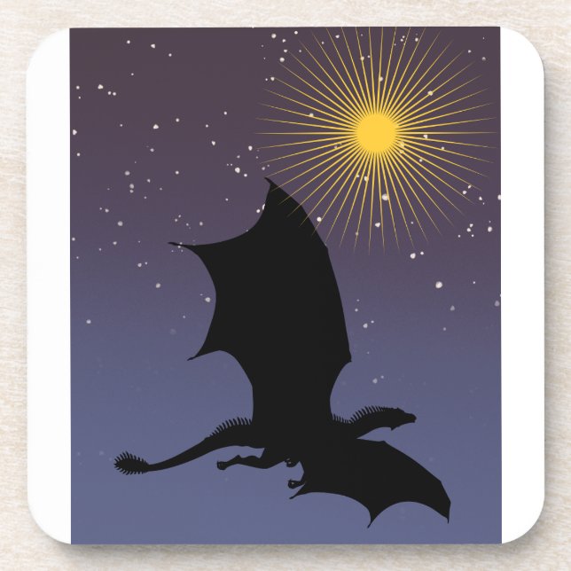 It is a Dragon, it is not your imagination Coaster (Front)