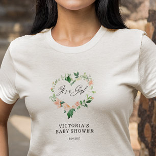It is a Girl Blush Pink Baby Shower T-Shirt