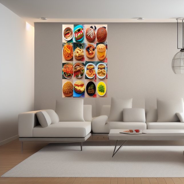 It is all about food | AI Art Poster (Creator Uploaded)