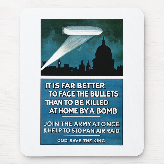 It Is Far Better to Face The Bullets... Mouse Mat (Front)
