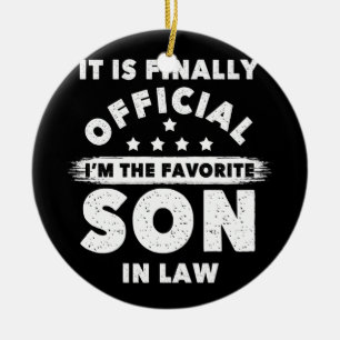 It Is Finally Official I'm The Favourite Son In La Ceramic Tree Decoration