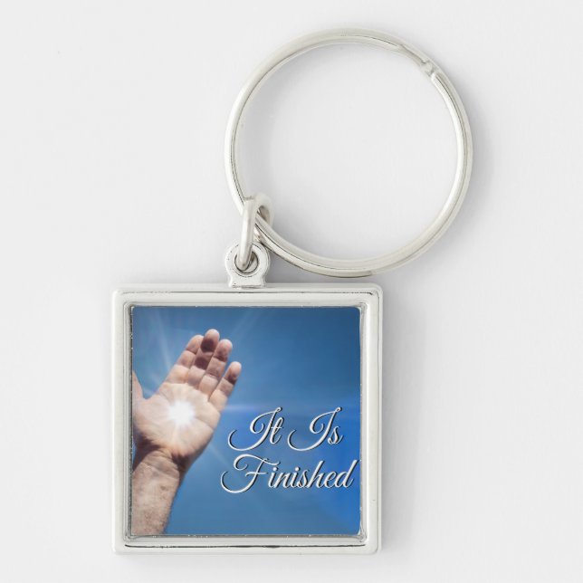 It Is Finished Key Ring (Front)
