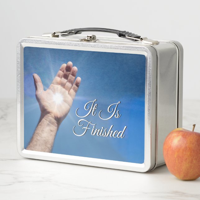 It Is Finished Metal Lunch Box (In Situ)