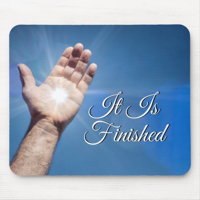 It Is Finished Mouse Mat (Front)