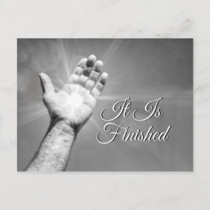 It Is Finished Postcard