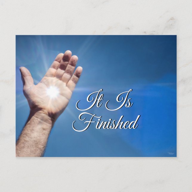 It Is Finished Postcard (Front)