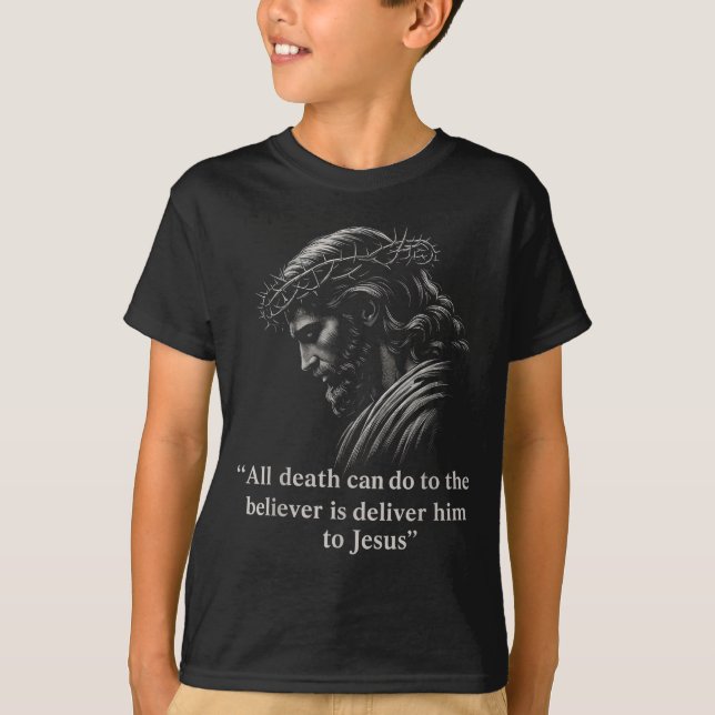 It Is For Dom That Christ Has Set Us Jesus Faith  T-Shirt (Front)