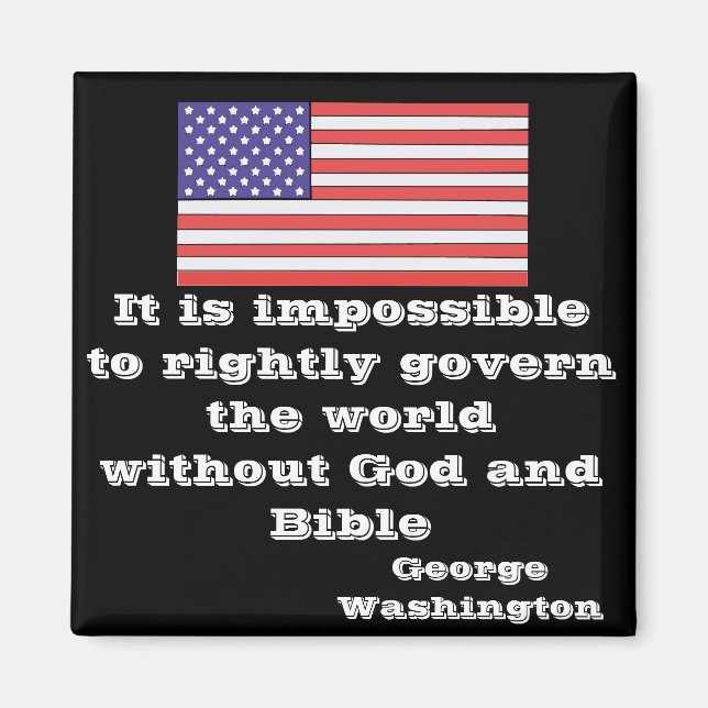 It is impossible to rightly govern the world witho magnet (Front)