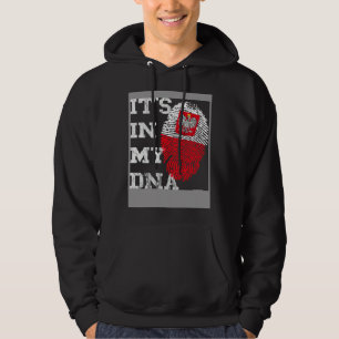 It Is In My DNA Polska Genetics Polish Roots Polan Hoodie