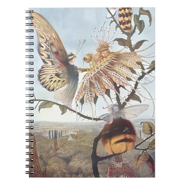 “It is indeed gone,” Murmured King Honey Notebook (Front)