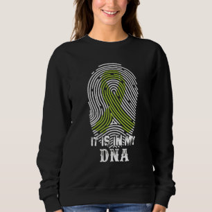 It Is My Dna Lyme Disease Awareness Supporter Ribb Sweatshirt