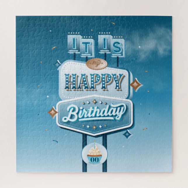 It is My Happy Birthday Puzzle (20x20) (Vertical)