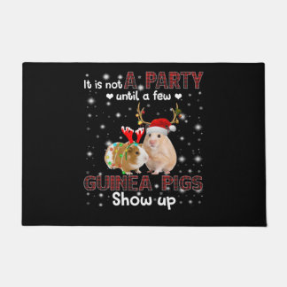 It Is Not A Party Until A Few Guinea Pigs Show Up Doormat