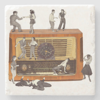 It is only Rock & Roll Stone Coaster