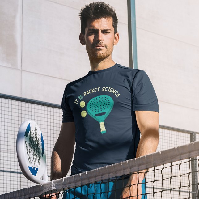 It is Racket Science Funny Padel Tennis T-Shirt (Creator Uploaded)