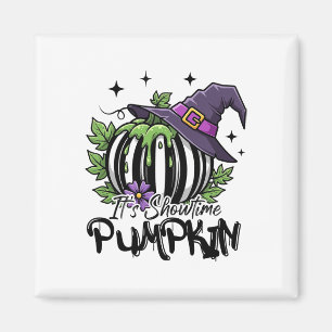It Is Showtime Pumpkin Witch Halloween Spooky Seas Magnet