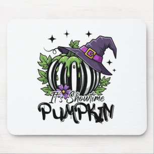 It Is Showtime Pumpkin Witch Halloween Spooky Seas Mouse Mat