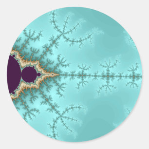 It is spreading - Fractal Classic Round Sticker