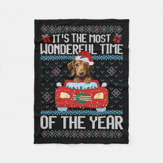 It Is The Most Wonderful Time Of The Time Fleece Blanket