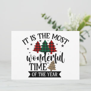 It is the most wonderful time of the year holiday card