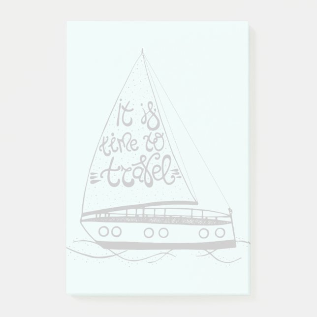 It Is Time To Travel Post-it Notes (Front)