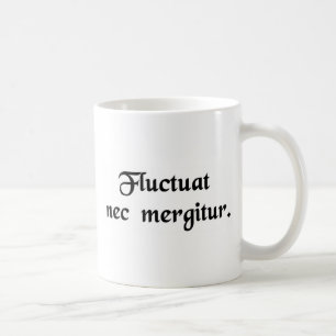 It is tossed by the waves but it does not sink coffee mug