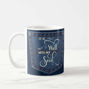It is well denim pocket  coffee mug