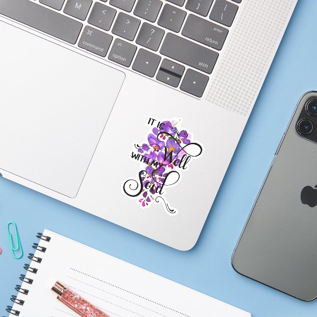 It is well purple wisteria (Laptop w/ iPhone)