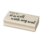 It Is Well stamp