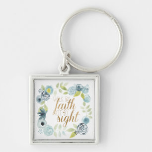 It Is Well - Walk by Faith Not by Sight Key Ring