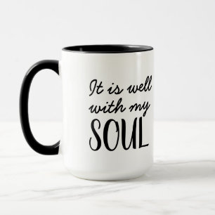 It is Well With My Soul and Dahlia Mug