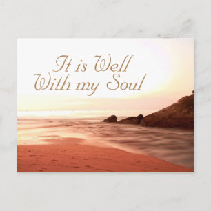 It is Well With My Soul, Beloved Hymn Postcard
