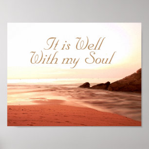 It is Well With My Soul, Beloved Hymn Poster