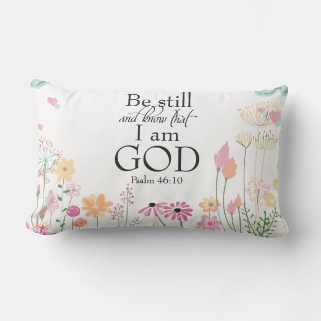 It Is Well With My Soul Christian Lumbar Cushion (Front)
