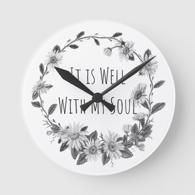 It Is Well With My Soul Clock (Front)