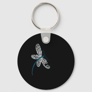It Is Well With My Soul Dragonfly Chirtian Quote Key Ring