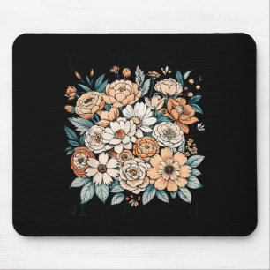 It Is Well With My Soul Flowers Floral  Mouse Mat