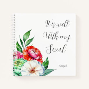 It Is Well With My Soul Notebook