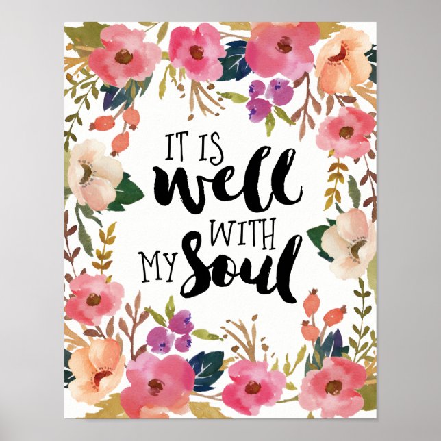 It is Well with my Soul Poster (Front)