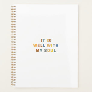 It is Well with My SouL   Religious decal   Bible Planner