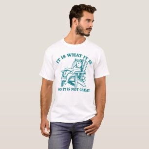 It Is What It Is And It Is Not Great Akita Inu T-Shirt