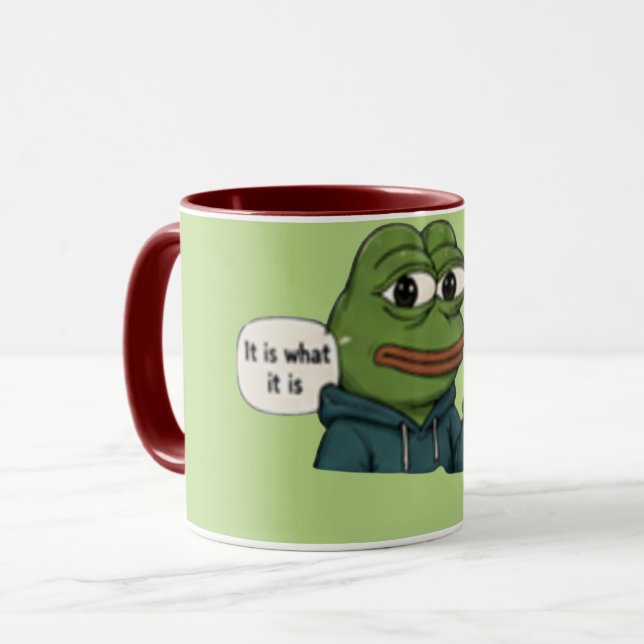 “It is what it is” Funny Quote  Mug (Front Left)
