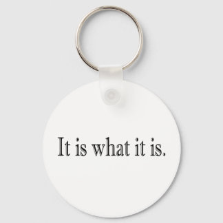 It Is What It Is Key Ring