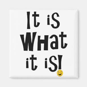 It is what it is! magnet