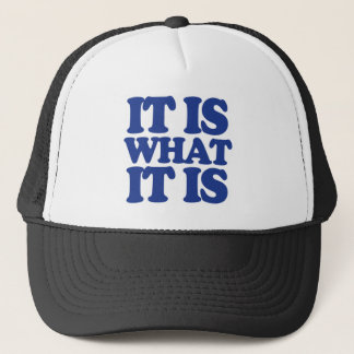 IT IS WHAT IT IS Snapback Trucker Hat