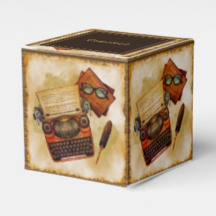 It Is Written Vintage Cube Favour Box