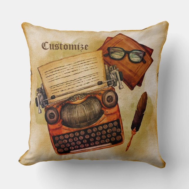 It Is Written Vintage Cushion (Front)