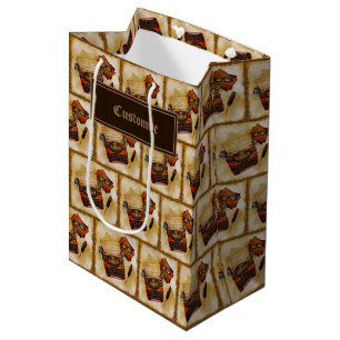 It Is Written Vintage Pattern Medium Gift Bag