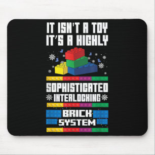 It Isn't A Toy It's Interlocking Brick System Funn Mouse Mat